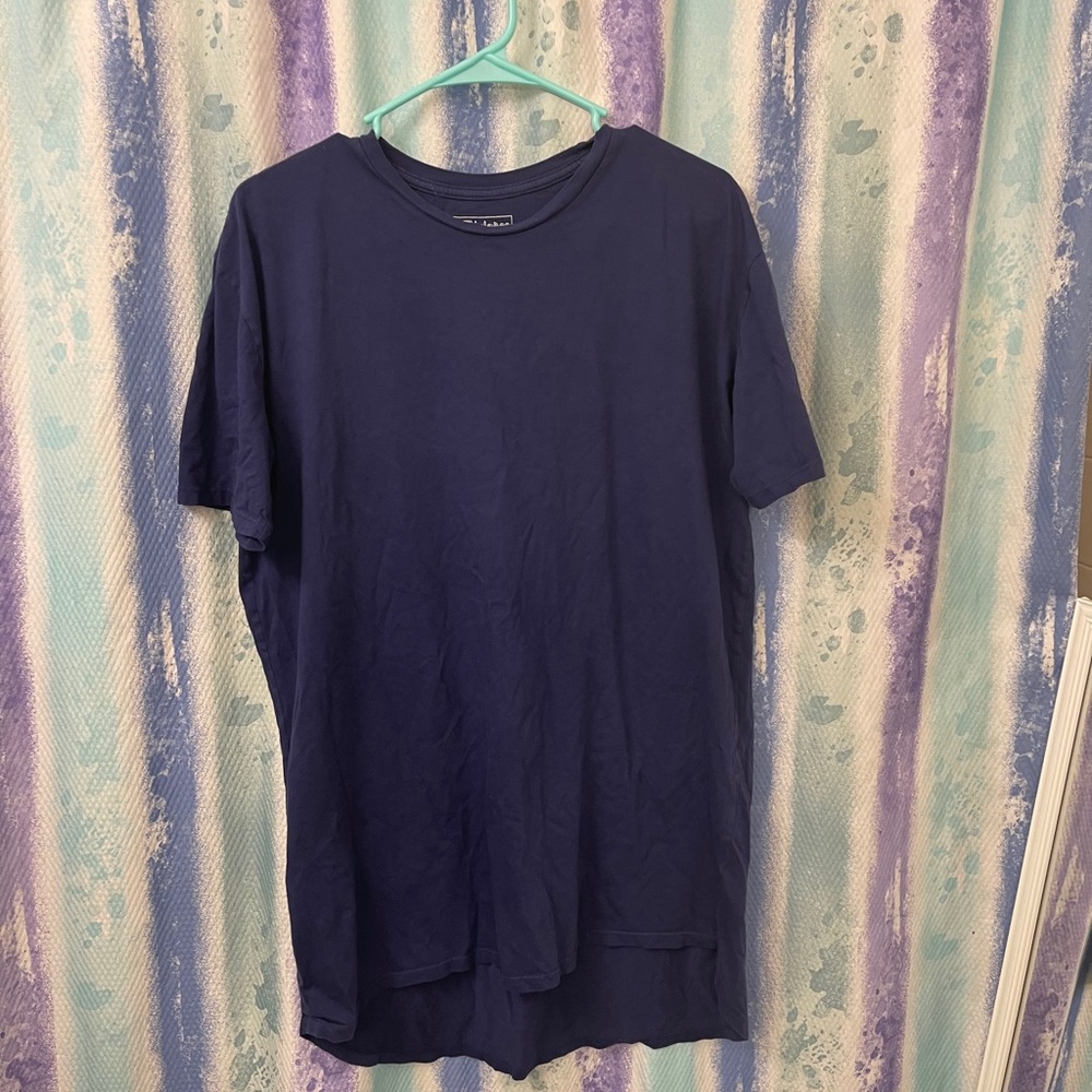 LulaRoe large short sleeve blue tee